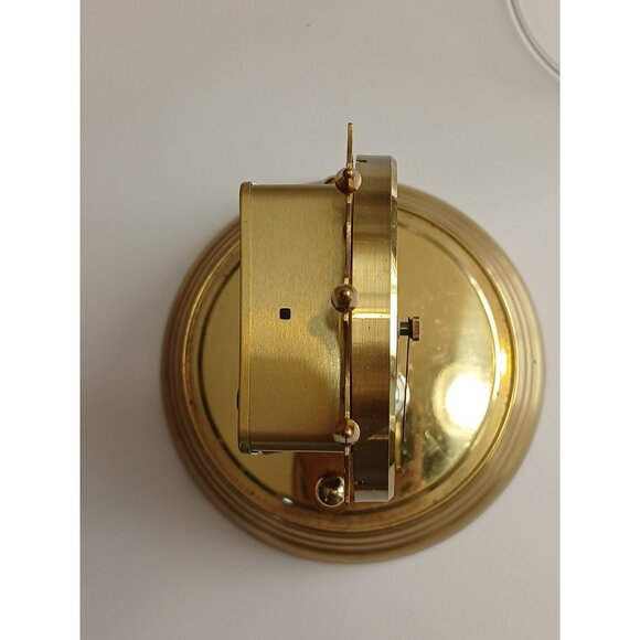 Vintage Ergo Quartz Germany Mantel Clock With Glass Dome 8'' - UNTESTED AS IS - Picture 9 of 14